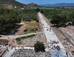 Excavations unearth third major gate of ancient Ephesus city