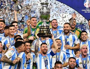 Argentina defeat Colombia 1-0 to win record 16th Copa America
