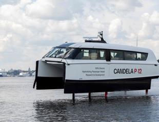Swedish capital tests fully electric flying ferry