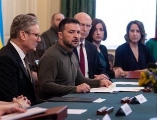 Zelensky makes historic address to UK Cabinet