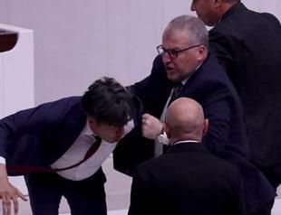 Brawl erupts between MPs during parliamentary session