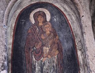 Gümüşler Monastery home to ‘Laughing Virgin Mary’ fresco