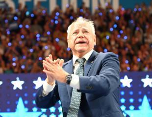 Democratic VP pick Tim Walz stars at party convention