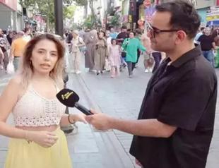 Woman released after arrest over street interview