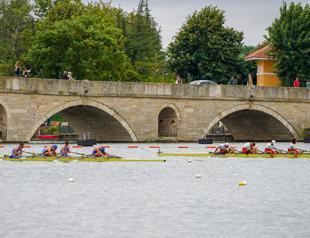 Meriç river hosts Balkan Rowing Championship