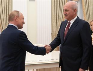 Turkish parliament speaker meets Putin, highlights bilateral ties