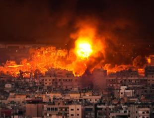 Israel unleashes huge strikes on Beirut, targeting Hezbollah leader