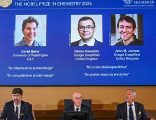 Trio wins chemistry Nobel for protein design, prediction