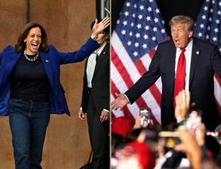 Harris vows Gaza peace, Trump tone darkens in final hours