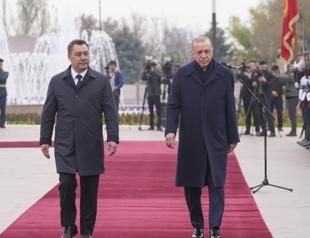 Erdoğan in Kyrgyzstan for Turkic states summit