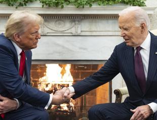 Trump, Biden shake hands in White House