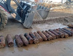 Historic unexploded artillery shells discovered in Çanakkale