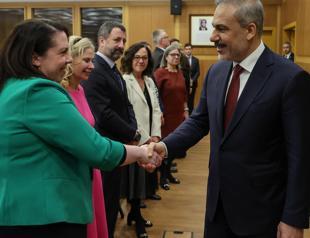 Turkish foreign minister, EU ambassadors discuss relations
