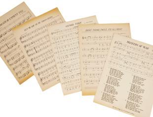 Draft lyrics to Mr. Tambourine Man sell at US auction