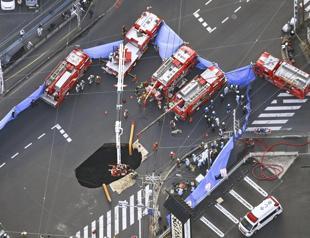 1.2 mln in Japan told to use less water to help sinkhole rescue