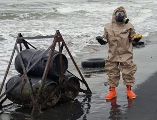Barrel washed ashore in Ordu found to contain chemical substance
