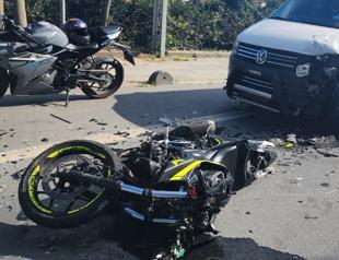 Motorcycles involved in half of traffic accidents, minister warns