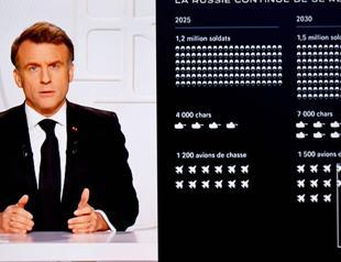 Macron proposes French nuclear extension, Ukraine troop deployment