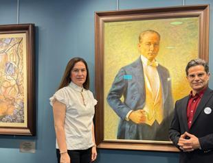 Pastel painting exhibition in Istanbul