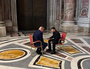 Trump, Zelensky meet on sidelines of popes funeral