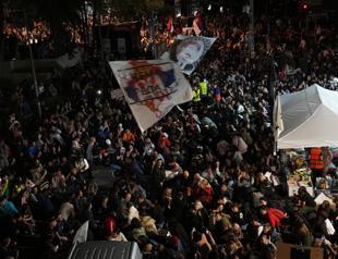 Serbian students end public broadcaster blockade