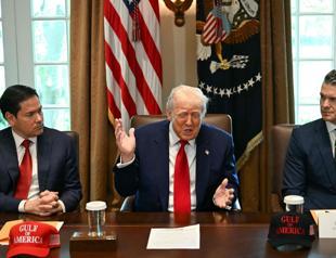 US economy shrinks, Trump blames Biden