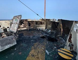 Six Turkish citizens on Gaza-bound aid ship hit by drones return home