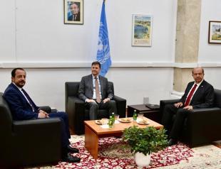 Turkish, Greek Cypriot leaders discuss border gates, cooperation in UN-hosted talks