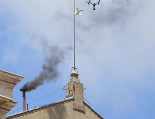 Black smoke at the Vatican, no pope yet