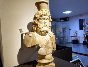 Bust of Zeus Helios-Serapis unveiled at Bolu Museum