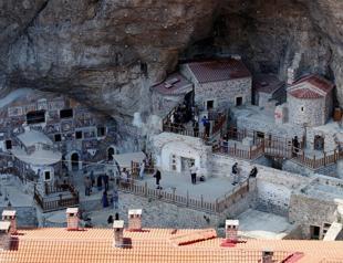 Visitor numbers rise at Sümela Monastery