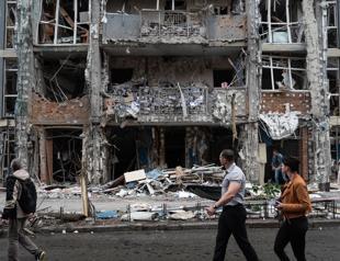 Ukraine says hit by record barrage after Trump rebukes Putin