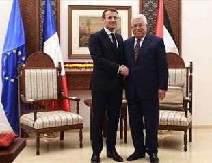 Abbas tells Macron supports demilitarization of Hamas