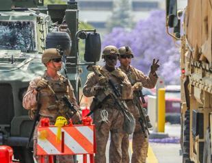 Marines deploy in LA ahead of mass anti-Trump protests