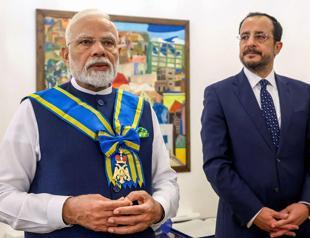 Modi vows to deepen ties with Greek Cyprus during rare visit