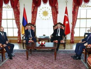 Erdoğan receives Armenia PM on historic Türkiye visit