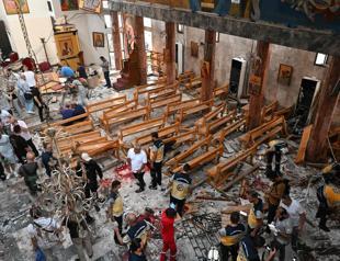 Suicide bomb attack on Syrian church kills at least 20