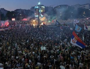 Around 140,000 rally in Belgrade to call for elections