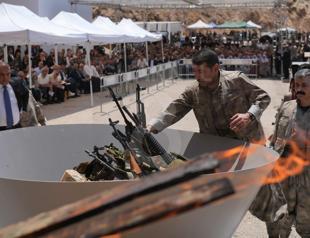 PKK begins laying down weapons in northern Iraq