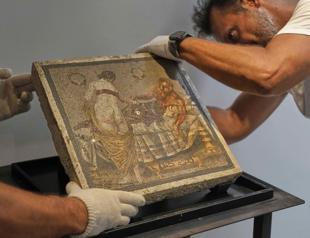 Roman-era mosaic panel returned to Pompeii