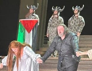 Pro-Palestinian protest prompts scuffle onstage at Royal Opera House in London