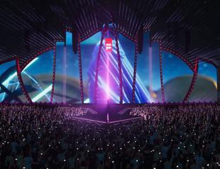 Massive stage built for JLo concert