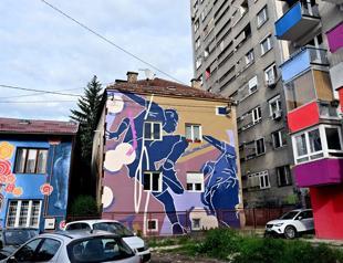 Sarajevo street art marks out brighter future