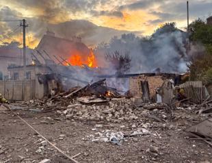 Ukrainian drones spark fire at Sochi oil depot