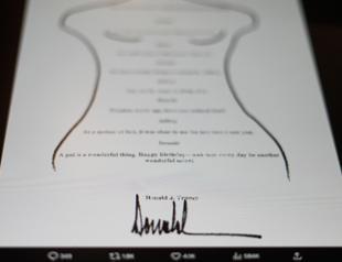 Trumps alleged birthday note to Epstein released