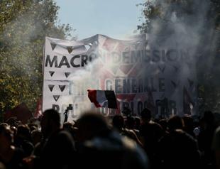 Clashes, disruption in France on day of anti-Macron anger