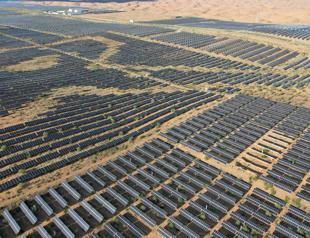 Glimmering sea of solar as China expands desert installation