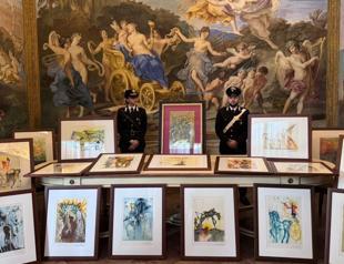 Italy police seize 21 suspected forged Dali artworks