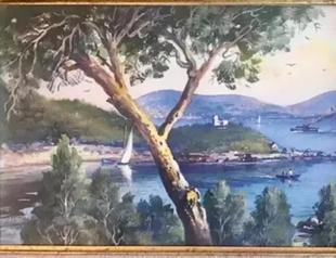 Historic painting in İzmir home traced to one of first Ottoman female painters