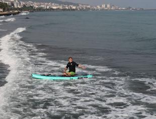 Paddleboarding gains popularity on Black Sea coast
